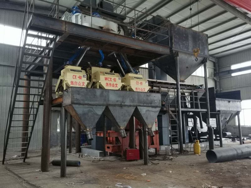 新疆某金屬硅粉集團使用現(xiàn)場